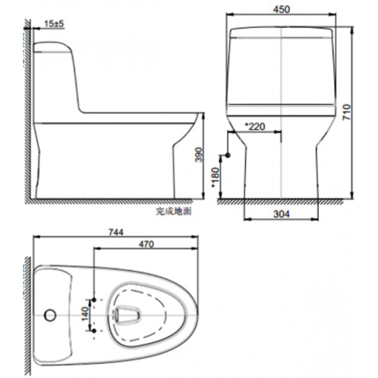 bồn cầu American Standard WP-2025