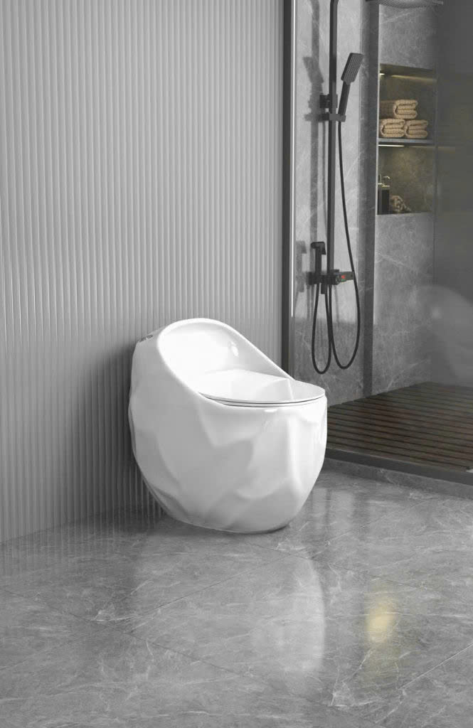 Bồn câu trứng màu trắng