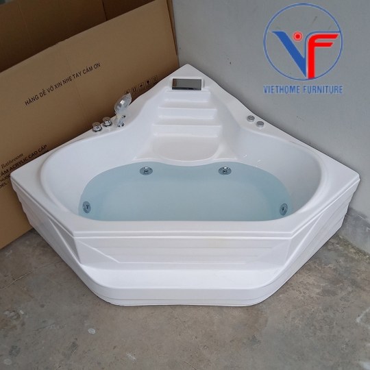 BỒN TẮM GÓC MASSAGE - BỒN TẮM SỤC THỦY LỰC 1400X1400