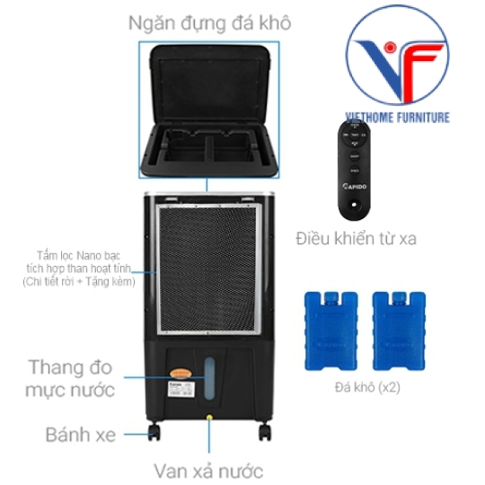 Quạt Điều Hòa Rapido Everest 3000D