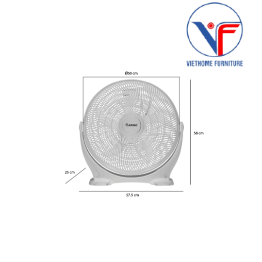 Quạt đặt sàn Rapido RWF-20AFM