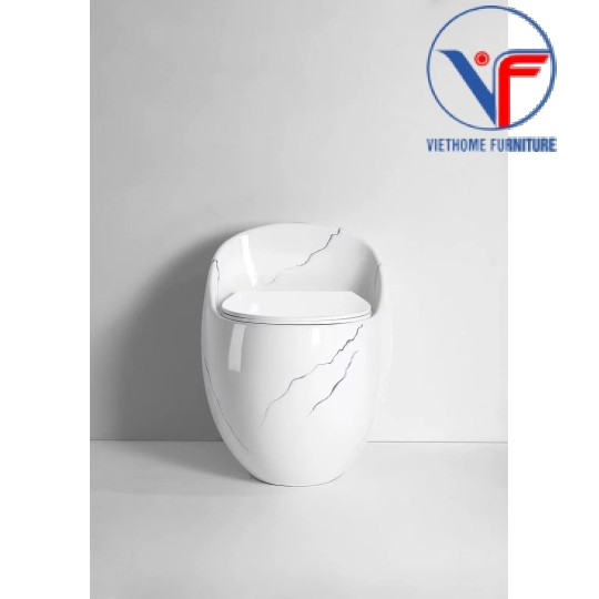 Bồn Cầu Trứng vân mây 