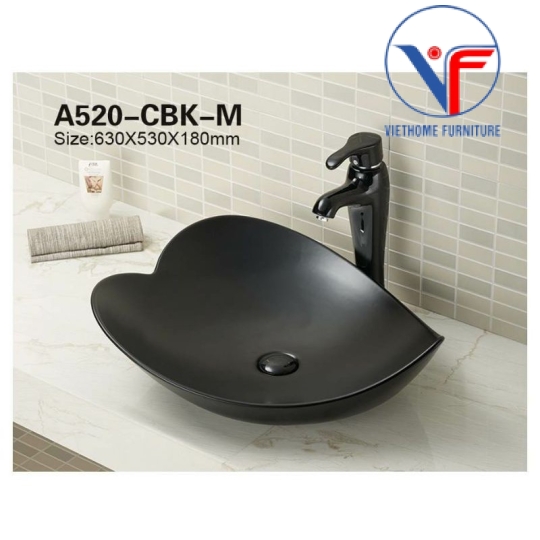 LAVABO - CHẬU RỬA MẶT ĐẶT BÀN TRÁI TIM PHONG CÁCH BẮC ÂU