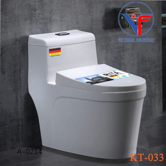 BỒN CẦU 1 KHỐI LÙN CÓ VIỀN 8033