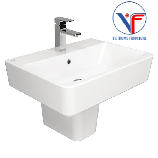 Chậu Lavabo Treo Tường American Standard Acacia E 0507W-WT/0707-WT Chân Ngắn