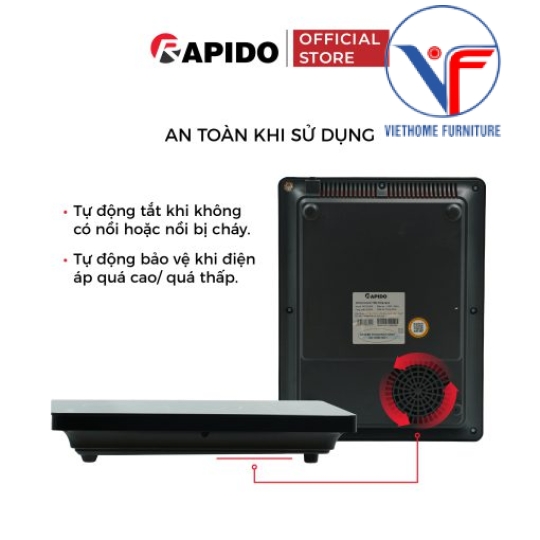 Bếp hồng ngoại đơn Rapido RC2000ES