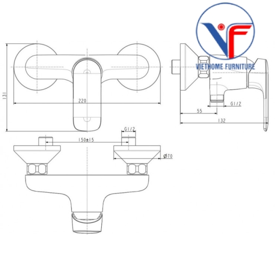 Củ Sen American Standard WF-1M12 Loven Nóng Lạnh
