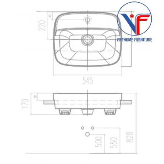 Chậu Rửa Bán Âm American VF-0320 Signature