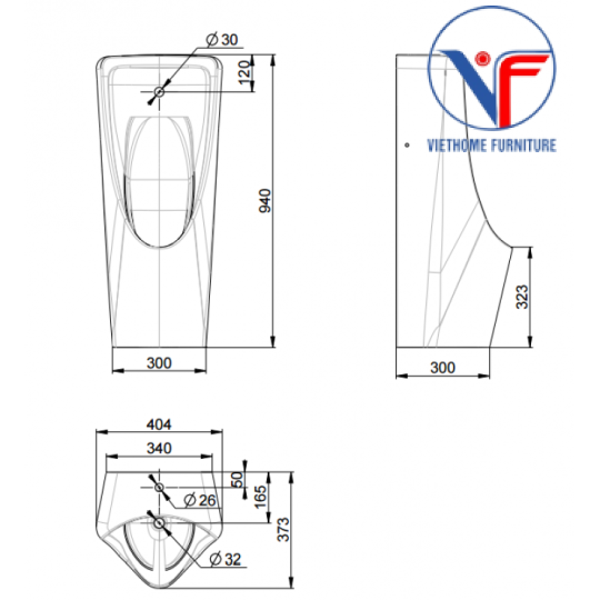 Bồn Tiểu Nam Đặt Sàn American Standard WP-6605