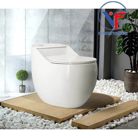 Bồn Cầu Trứng Nắp Ngang -9005