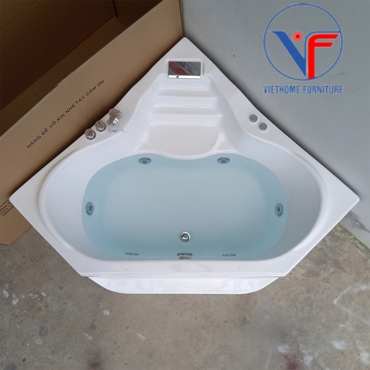 BỒN TẮM GÓC MASSAGE - BỒN TẮM SỤC THỦY LỰC 1400X1400