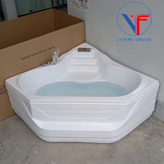 BỒN TẮM GÓC MASSAGE - BỒN TẮM SỤC THỦY LỰC 1400X1400