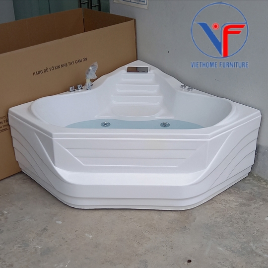 BỒN TẮM GÓC MASSAGE - BỒN TẮM SỤC THỦY LỰC 1400X1400