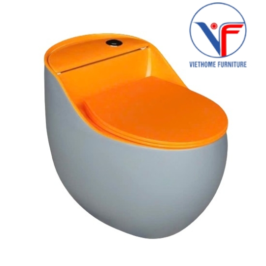 Bồn Cầu Trứng Xám Cam 9274