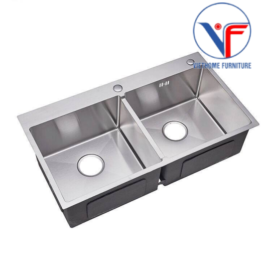 Chậu Rửa Chén Bát - chậu inox đúc 8245