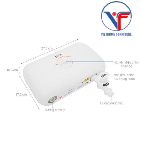 Máy nước nóng Rita FS-4.5 TE (chống giật)