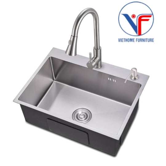 BỒN CHÉN ĐƠN 6045 INOX SUS304