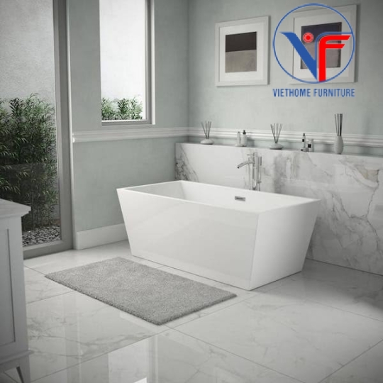 Bồn Tắm Nằm - Bồn Tắm Đặt Sàn Cao Cấp Chữ Nhật