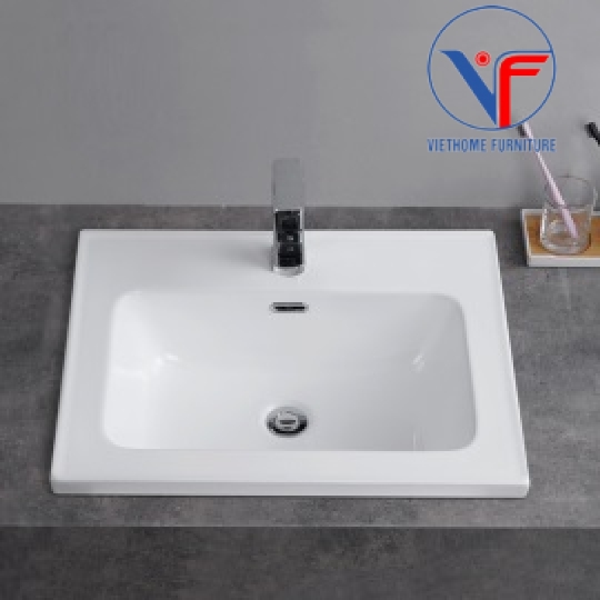 Chậu Rửa vuông Âm Bàn LB:F01 kích thước 60cm