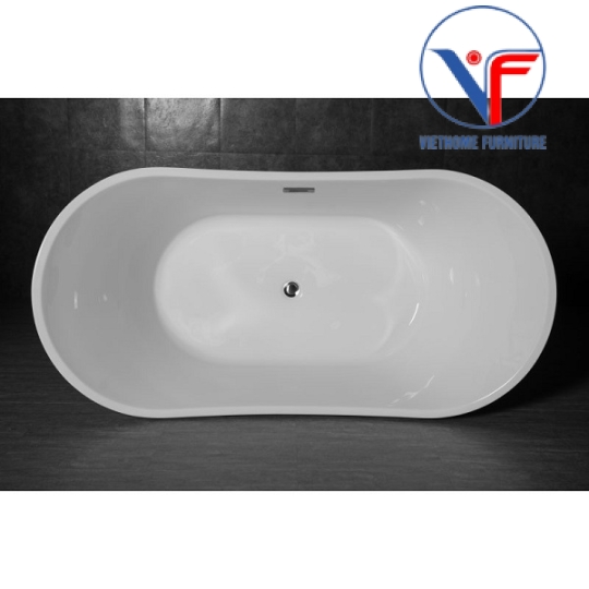 Bồn Tắm Nằm Đặt Sàn Nhựa Acrylic Cao Cấp