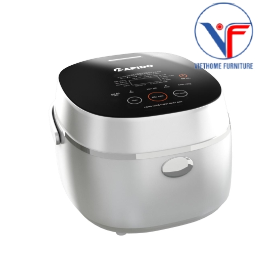 Nồi cơm điện tử Rapido RC-1.2D 500W 1.2L công nghệ nhật bản, 10 chức năng nấu, bảo hành 1 Năm