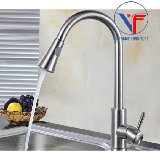 VÒI CHÉN DÂY RÚT INOX CNL111