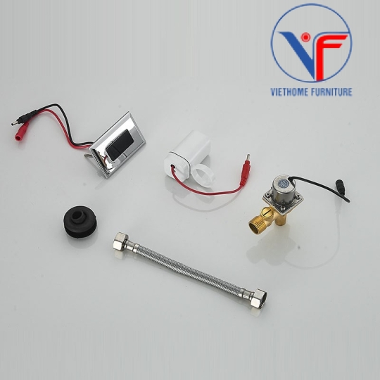 Bộ Van Xả Cảm Ứng Cho Bồn Tiểu Nam - Van Xả Tiểu Tự Động Bằng Đồng Thau
