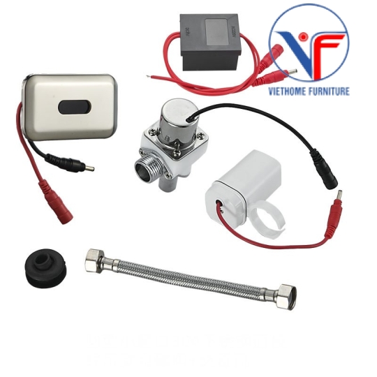 Bộ Van Xả Cảm Ứng Cho Bồn Tiểu Nam - Van Xả Tiểu Tự Động