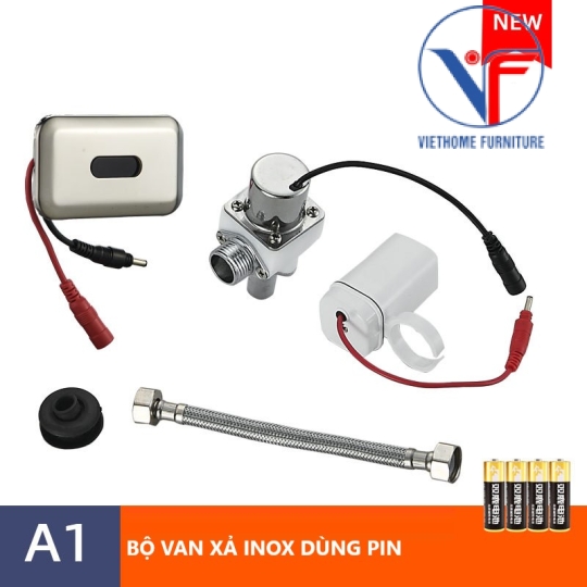 Bộ Van Xả Cảm Ứng Cho Bồn Tiểu Nam - Van Xả Tiểu Tự Động