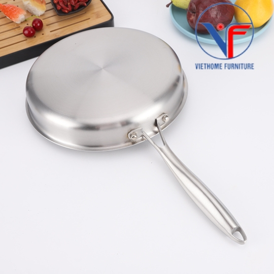 Chảo chống dính 2 mặt 5 lớp inox 316 công nghệ khắc laser tổ ong 30cm