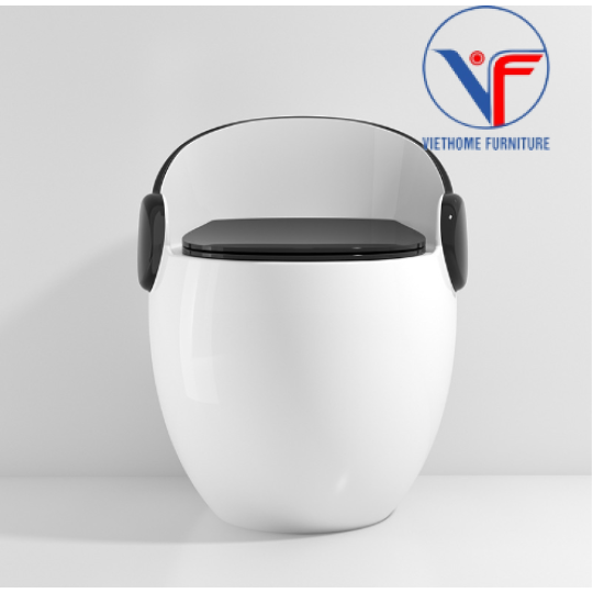 Bồn Cầu Trứng tai nghe đen