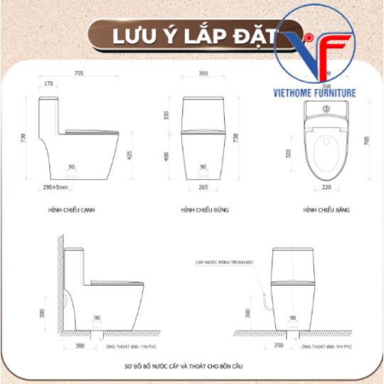Bồn cầu 1 khối men sứ chống bám bẩn xả xoáy mạnh mã S520