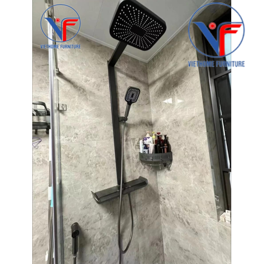 SEN TẮM ĐỨNG NÓNG LẠNH MẶT KÌNH HIỂN THỊ NHIỆT ĐỘ CÓ LED XX12