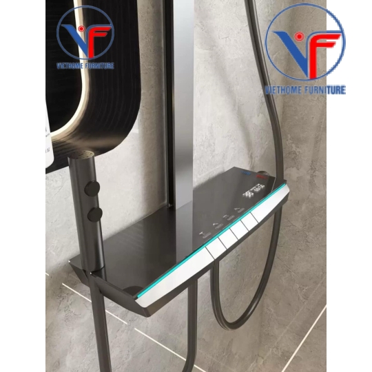 SEN TẮM ĐỨNG NÓNG LẠNH MẶT KÌNH HIỂN THỊ NHIỆT ĐỘ CÓ LED XX11