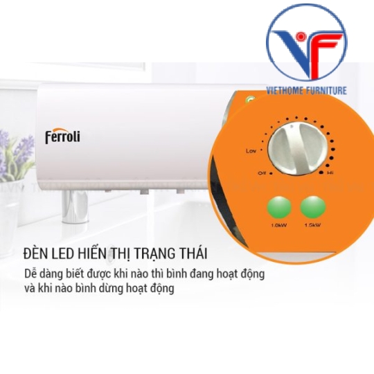Bình nước nóng gián tiếp ferroli VERDI DE 30L