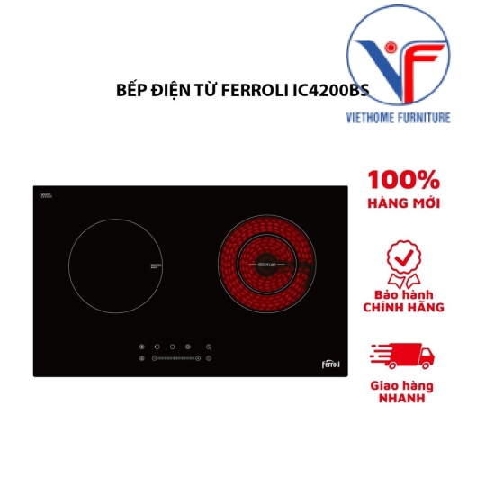 Bếp từ-hồng ngoại Ferroli IC4200BS