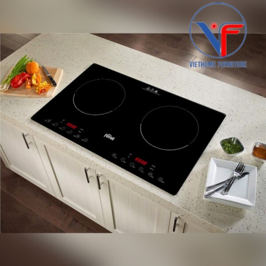 Bếp từ dương Ferroli ID3500KP chính hãng, bếp từ đôi 2 vùng độc lập, bảo hành 12 tháng