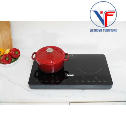 Bếp từ dương Ferroli ID3500KP chính hãng, bếp từ đôi 2 vùng độc lập, bảo hành 12 tháng