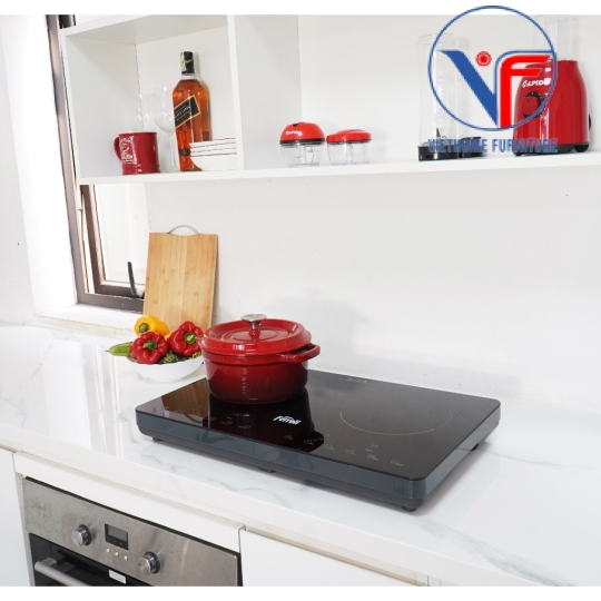 Bếp từ dương Ferroli ID3500KP chính hãng, bếp từ đôi 2 vùng độc lập, bảo hành 12 tháng
