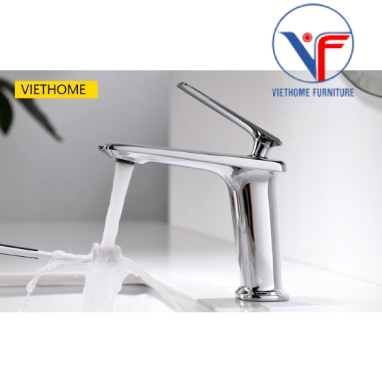 VÒI LAVABO NÓNG LẠNH MẠ CROM 20CM F45