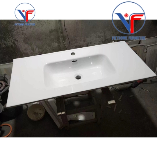 Chậu Rửa vuông Âm Bàn góc vuông kích thước 100cm