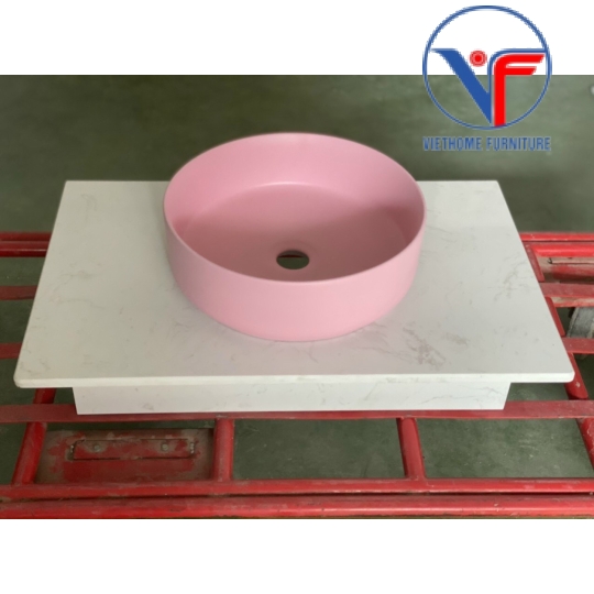 CHẬU LAVABO TRÒN ĐẶT BÀN 36CM NHIỀU MÀU