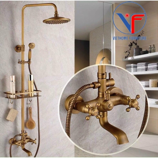 SEN CÂY TẮM NÓNG LẠNH ĐỒNG CỔ 9012