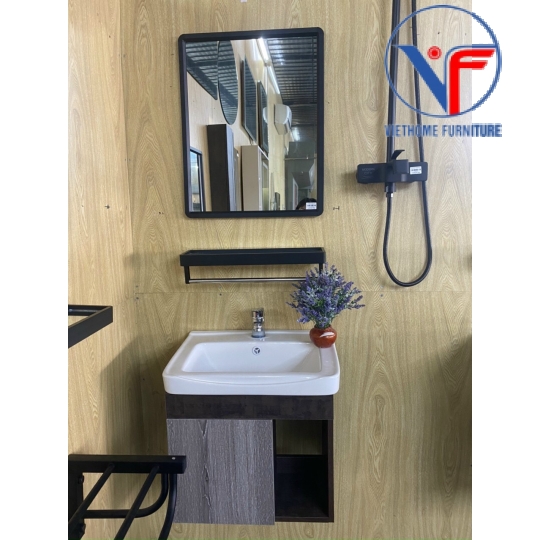 BỘ TỦ LAVABO KÈM GƯƠNG KỆ VF1503