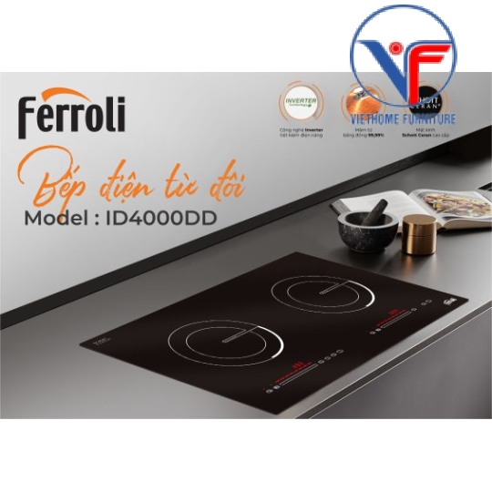 Bếp từ đôi Ferroli ID4000DD
