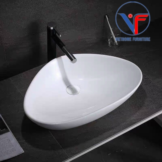 Chậu Rửa Mặt - Lavabo Đặt Bàn Cao Cấp LB:T02