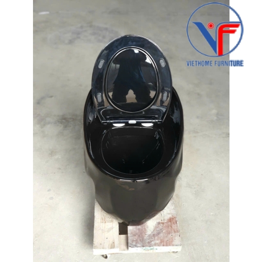 Bồn cầu trứng kiểu dáng hiện đại black