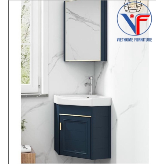 Tủ Lavabo Treo Góc Nhôm Cao Cấp