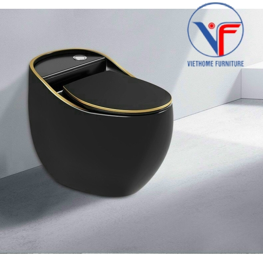 Bồn Cầu Trứng Men Màu 8014