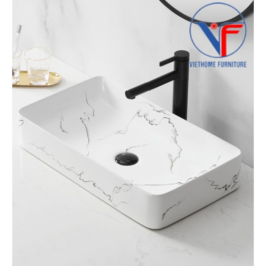LAVABO VUÔNG PHONG CÁCH BẮC ÂU